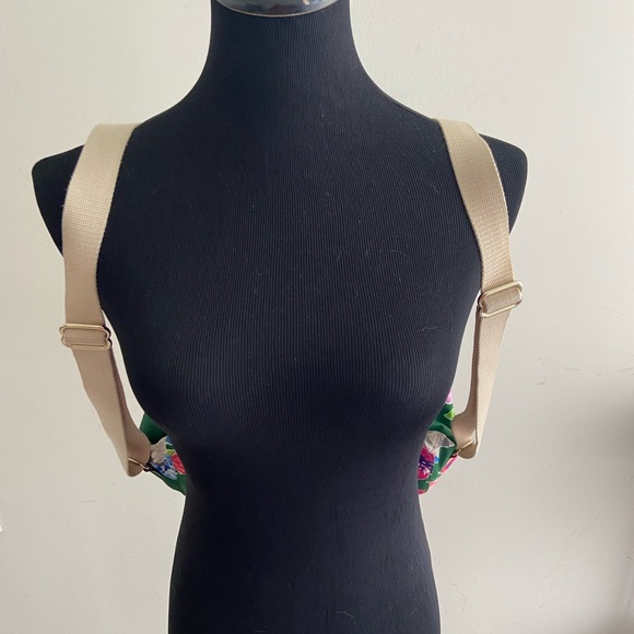 Kate Spade ♠️ Floral Green Backpack 🎒 - Picture 3 of 9